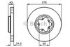 Фото Диск тормозной FORD TRANSIT 2000-2006 Bosch 0986478299 Bosch