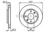 Фото Диск тормозной BOSCH 0986478370 Bosch 0986478370 Bosch