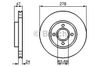 Фото Тормозной диск Тормозной диск передн Лев/Прав FORD COUGAR, MONDEO I, MONDEO Bosch 0986478427 Bosch