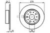 Фото Тормозной диск Тормозной диск задн. Лев/Прав ALFA ROMEO 166 Bosch 0986478463 Bosch