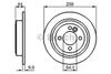 Фото Диск тормозной MINI: MINI 01 -, MINI 06 -, MINI CLUBMAN 07 -, MINI кабрио 04 -, MINI кабрио 07- Bosch 0986478601 Bosch