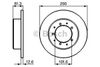 Фото Диск тормозной LAND ROVER: DEFENDER 90 -, DEFENDER Station Wagon 90 -, DEFENDER пикап 95 -, DISCOVER Bosch 0986478656 Bosch