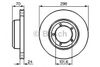 Фото Диск тормозной LAND ROVER: DEFENDER 90 -, DEFENDER Station Wagon 90 -, DEFENDER пикап 95 -, DISCOVERY I 89-98, RANGE ROVER I 70-94, RANGE ROVER I Bosch 0986478824 Bosch