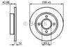 Фото Диск тормозной FORD: FIESTA III  89-97, FIESTA IV Bosch 0986478856 Bosch