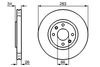 Фото Диск тормозной PEUGEOT 207,307,308, Partner, Bosch 0986478979 Bosch