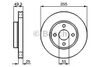 Фото Диск тормозной TOYOTA: COROLLA  01 -, COROLLA Verso  01-04, COROLLA седан  02 -, COROLLA 01- Bosch 0986479084 Bosch