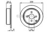 Фото Диск тормозной TOYOTA COROLLA -07 задн. Bosch 0986479086 Bosch