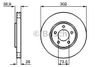 Фото Тормозной дискChrysler Voyager III (2001-), Dodge Caravan (2000-), Jeep Cherokee (2001-) F Bosch 0986479117 Bosch