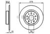 Фото Тормозной диск Тормозной диск задн. Лев/Прав ALFA ROMEO 147, 156, GT Bosch 0986479120 Bosch