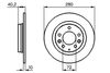 Фото Диск тормозной MAZDA: 323 F VI 98-04, 323 S VI 98-04, 6 02 -, 6 07 -, 6 Hatchback 02 -, 6 Station Wagon 02 -, 6 07 -, 6 08 -, 626 V Station Wagon 98-0 Bosch 0986479131 Bosch
