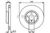 Фото Диск тормозной Bosch 0986479436 Bosch 0986479436 Bosch