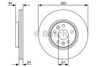 Фото Диск тормозной RENAULT: GRAND SCENIC II (JM0/1_) 2 Bosch 0986479554 Bosch