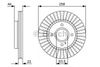 Фото Диск тормозной FORD: FIESTA VI 08 -, FIESTA Van 09- Bosch 0986479566 Bosch