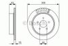 Фото ДИСК ТОРМОЗНОЙ NISSAN MURANO INFINITI FX35 FX45 05  ЗАДНИЙ Bosch 0986479606 Bosch