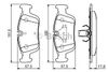 Фото Комплект тормозных колодок Комплект тормозных колодок передн , BMW 3 (E36), Bosch 0986494015 Bosch