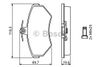 Фото Комплект тормозных колодок Комплект тормозных колодок передн , AUDI A4 B5 Bosch 0986494021 Bosch