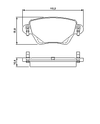 Фото Колодки тормозные BOSCH 0 986 494 046 Bosch 0986494046 Bosch