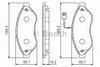 Фото К-кт колодок дисковых PEUGEOT BOXER 06-, CITROEN JUMPER 06-, FIAT DUCATO 06-, Bosch 0986494111 Bosch