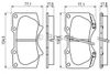 Фото BOSCH Колодки тормозные Bosch 0986494153 Bosch