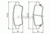 Фото КОЛОДКИ ТОРМОЗНЫЕ ДИСКОВЫЕ ЗАДН NISSAN: PATHFINDER (R51) 2.5 DCI 4WD/3.0 DCI/4.0 Bosch 0986494369 Bosch