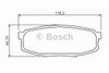 Фото Колодки тормозные TOYOTA LAND CRUISER 200 08- задн. Bosch 0986494380 Bosch
