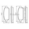Фото Колодки тормозные BOSCH 0986495259 Bosch 0986495259 Bosch
