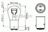 Фото Лампа P21 4W 12V 21 4W BAZ15d (7225) Bosch 1987302215 Bosch