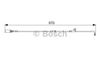 Фото Датчик износа тормозных колодок BMW E60 E61 E64 520-650 D 03- Bosch 1987473002 Bosch