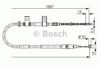 Фото Трос стояночного тормоза CHEVROLET Lanos (97-) правый BOSCH Bosch 1987477717 Bosch