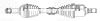 Фото Привод Nissan Qashqai J10 (06-)/X-Trail T31 (07-) 2.0i CVT 2WD (перед. л Trialli AR1417 Trialli