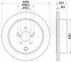 Фото Диск тормозной SUBARU OUTBACK 09- задн. Trialli DF190331 Trialli