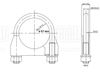 Фото Хомут глушителя универсальный М10 57мм нержав. Trialli UC57SS Trialli