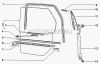Фото Уплотнитель опускного стекла 1118 задней двери внутр. (бархотка) Автоваз 11186203320 Автоваз