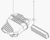 Фото Фильтр воздушный (Элемент воздушного фильтра       Автоваз 165469466R Автоваз