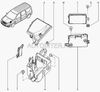 Фото Вставка монтажного блока реле и предохранителей LADA Largus (замок) Renault Автоваз 243507049R Автоваз