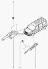 Фото Навес капота RENAULT LOGAN 04--, LADA LARGUS 12-- L Автоваз 6001546875 Автоваз