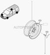 Фото Диск колесный R-15 LADA Largus 15X6 4X100 ET50 D60.1 штамп. 1 шт. Renault Автоваз 6001549385 Автоваз