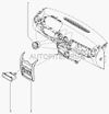 Фото Накладка консоли, заглушка магнитолы Автоваз 684759889R Автоваз