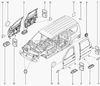 Фото Заглушка отверстия ВАЗ LADA X-Ray под дверной выключатель АвтоВАЗ Автоваз 7703074550 Автоваз