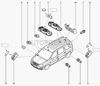 Фото Плафон освещения салона задний Автоваз 8200074362 Автоваз