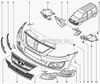 Фото щиток бампера Лада Ларгус дефлектор радиатора ле Автоваз 8450000424 Автоваз