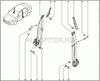 Фото Заглушка ремня безопасности 2180 Lada Vesta, Гранта FL (к-т 2 шт.) 8450007077 LADA Автоваз 8450007077 Автоваз