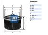 Фото UFI ФИЛЬТР МАСЛЯНЫЙ 23.438.00 Ufi 2343800 Ufi