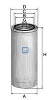 Фото UFI 24.342.00 cross SCT-ST 6056 (WDK11102 28) Топливный фильтр Ufi 2434200 Ufi