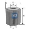 Фото UFI ФИЛЬТР МАСЛЯНЫЙ 25.056.00 Ufi 2505600 Ufi