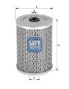 Фото фильтр топливный! 82x13,8x142 бумажный\ Omn MB 710/810/811, MAN,Iveco,TERMOKING Ufi 2660400 Ufi