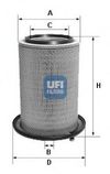 Фото Фильтр воздушный Ufi 27.158.00 (АНАЛОГ) Ufi 2715800 Ufi