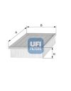 Фото Фильтр воздушный MINI (R50, R53) Cooper S Ufi 3031600 Ufi