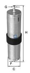 Фото Фильтр BMW топл. M40 - M44, M50, M52, M60 (94 ->), M62 (-> 98) Ufi 3156900 Ufi