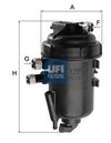 Фото Фильтр топ�ливный OPEL ASTRA H/ZAFIRA B -15 DIESEL Ufi 5515200 Ufi